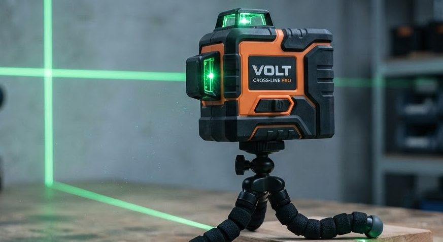 Cross-Line Laser Level — detail view